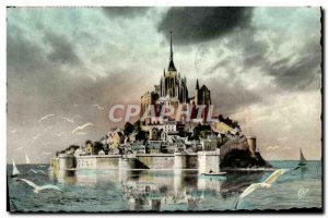 Modern Postcard Mont Saint Michel Cote is