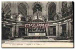 Old Postcard Saint Riquier L & # 39Eglise Chorus