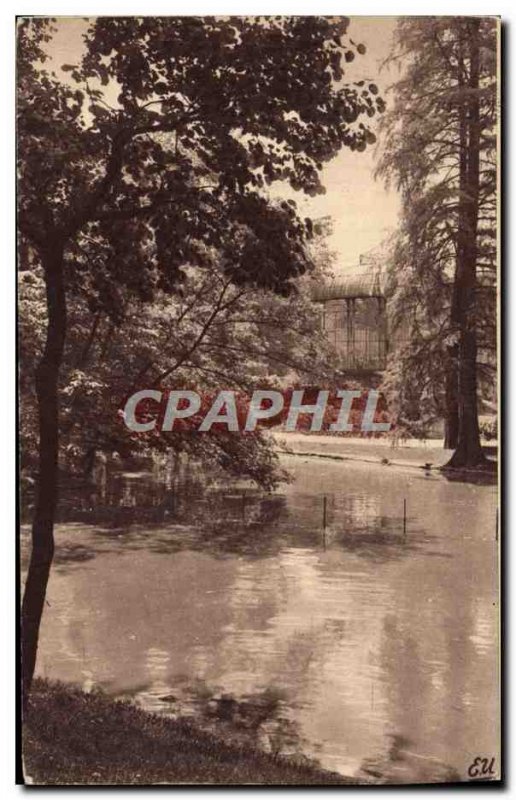 Old Postcard The Picturesque Bordeaux Public Garden Greenhouses