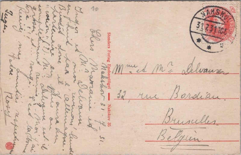 Denmark Aarhus Fra Den Gamle By Vintage Postcard C021