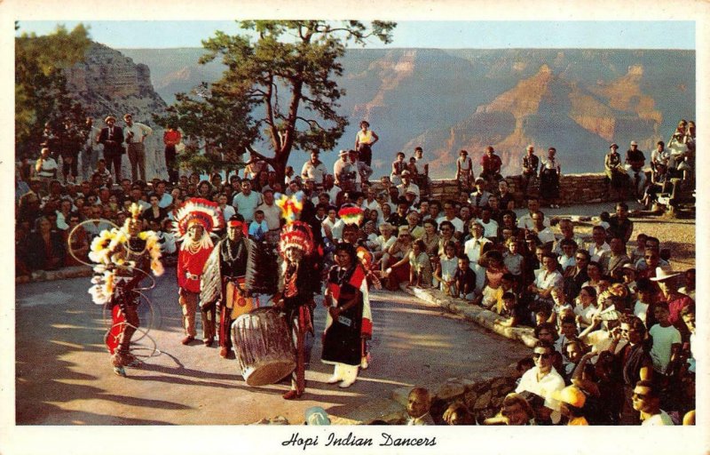 AZ Arizona HOPI HOUSE~INDIAN DANCERS~Grand Canyon NATIVE AMERICANA *2* Postcards