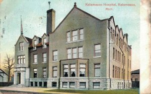 USA Kalamazoo Hospital Michigan Vintage Postcard 08.25