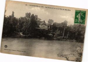 CPA VILLENEUVE-sur-LOT-Les Bords du Lot et la Villa de Belle-Rive (263920)