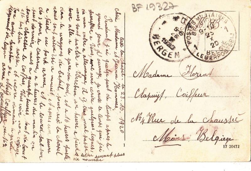 BF19327 aachen gruss aus kaserne I  germany front/back image