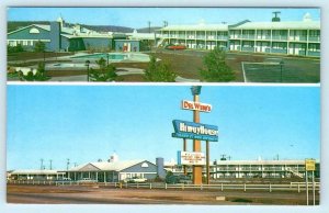 TULSA, Oklahoma OK ~ Roadside DEL WEBB'S HIWAYHOUSE Motel 1950s Cars Postcard