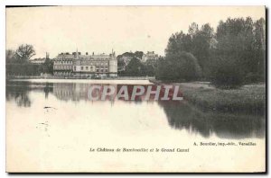 Old Postcard The Chateau de Rambouillet and the Grand Canal