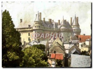 Modern Postcard Langeais the castle and the city luxury editions estel