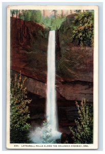 C.1900-07 Latourell Falls, Columbia Highway, Ore. Postcard P154E