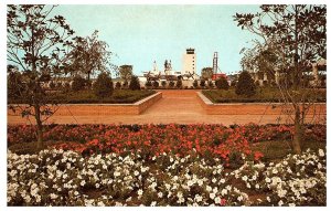 1960s Greenville-Spartanburg Airport Old Airplane Control Tower Greer Postcard