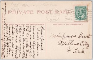 Regina Saskatchewan 11th Ave Masonic Temple SK Sask c1909 Stedman Postcard H66