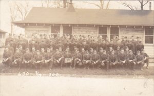 Military Soldiers Posing At Buckley Field Colorado 1946 Real Photo