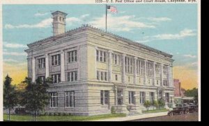 Wyoming Cheyenne Post Office & Court House 1958