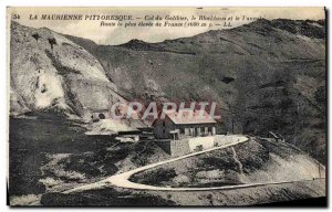 Old Postcard Maurienne Picturesque Col Du Galibier The Bunker Road tunnel and...