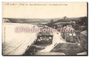 Postcard Old Veulettes S Inf General view of the beach