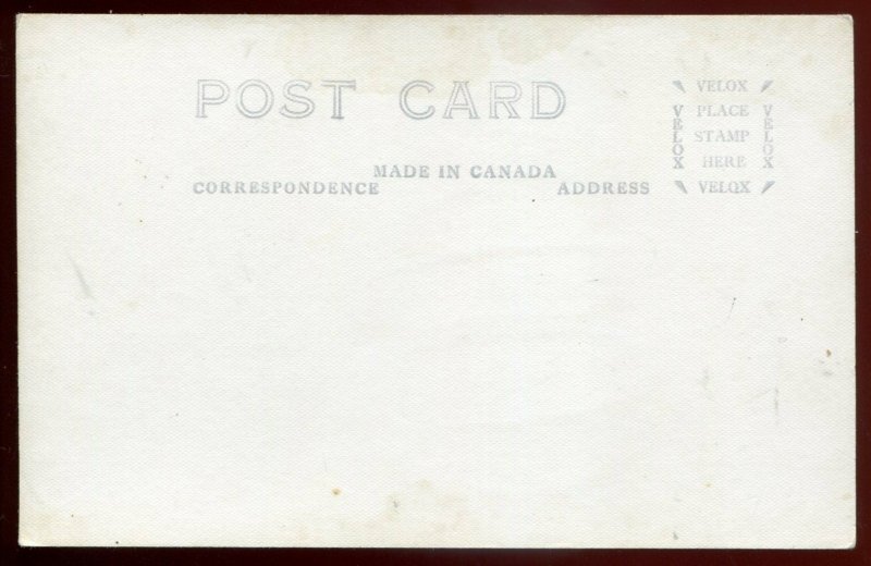 h2675 - BAIE MISSISAUOI Quebec 1930s Pension Bellevue. Real Photo Postcard