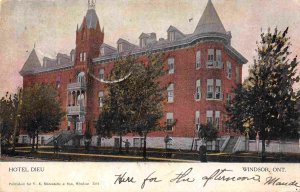 Hotel Dieu Windsor Ontario Canada 1906 postcard