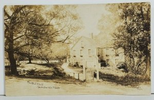 RPPC The Old Mill SANDWICH MASSACHUSETTS c1918 Real Photo Postcard P9