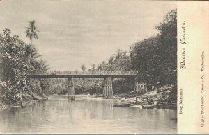 Indonesia Brug Matraman Meester Cornelis Vintage Postcard 04.82