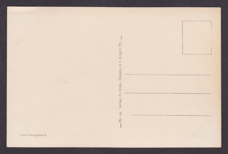 Vintage postcard Hockstein Wolfsschlucht stairs Hohnstein Germany