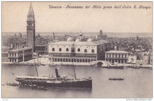 VENEZIA, Veneto, Italy, 1900-1910's; Panorama Del Molo Preso Dall'Isola S. Gi...