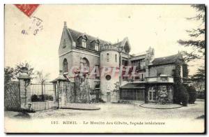 Old Postcard Rueil Le Moulin des Gibets interior façade