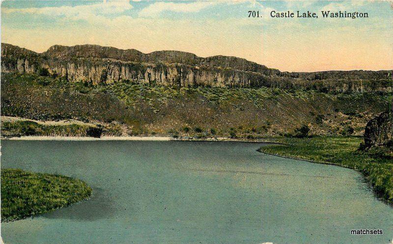 C-1910 Castle Lake WASHINGTON #701 Boughton Robbins postcard 3723