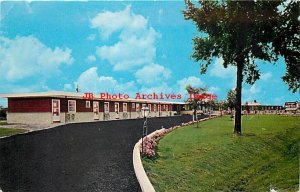 IL, Monee, Illinois, Perry's Motel, Exterior View, 1963 PM, Curteichcolor 
