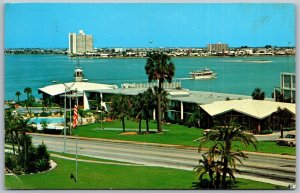 Vtg Clearwater Florida FL Schraff's Restaurant & Motor Inn 1970 View Postcard