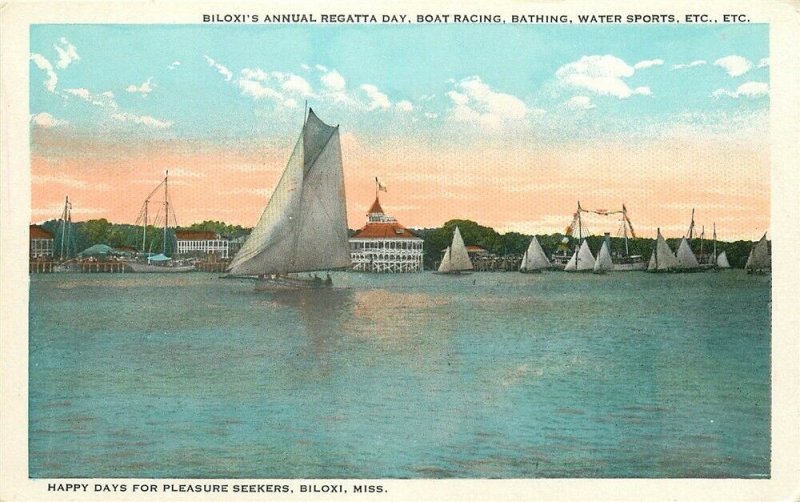 MS, Biloxi, Mississippi, Annual Regatta Day, Boat Racing, Tichnor No. A-48551