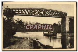 Old Postcard The edges of Rance Lessard bridge