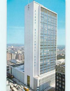 1950's OLD CARS & FIRST NATIONAL BANK BUILDING Denver Colorado CO Q0663