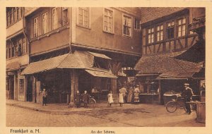 FRANKFURT a M. HESSE GEMANY~an der SCHIRNE-BICYCLES-STOREFRONTS~PHOTO POSTCARD