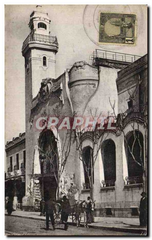 Old Postcard Tunisia Tunis casino