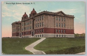State View~North High School Syracuse New York~Vintage Postcard