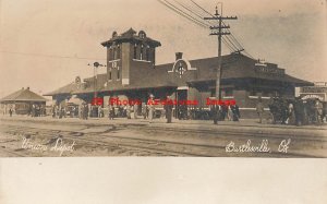 Depot, Oklahoma, Bartlesville, RPPC, MKT & Santa Fe Railroad Union Station