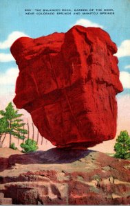 Colorado Garden Of The Gods The Balanced Rock 1940