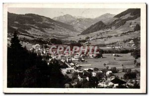 Modern Postcard General view Megeve and Val d Arly