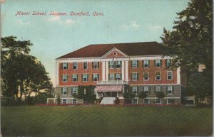 Postcard Manor School Shippan Stamford CT