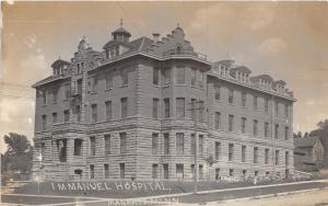 D49/ Mankato Minnesota Mn Real Photo RPPC Postcard 1909 Immanuel Hospital