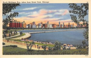 Lot 95 usa south michigan ave taken from grant park chicago illinois