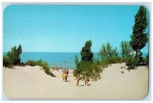 c1960's Warren Dunes State Park Berrien County Michigan MI Unposted Postcard