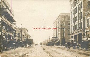 OK, Tulsa, Oklahoma, RPPC, Main Street, Looking South, Business Section, Photo