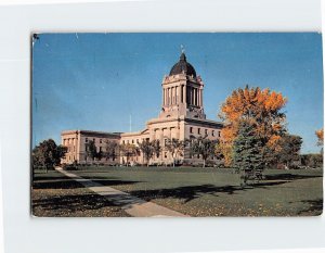 Postcard Legislative Building Winnipeg Canada