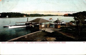 Massachusetts Worcester Lincoln Park Lake Quinsigamond Boat Landing