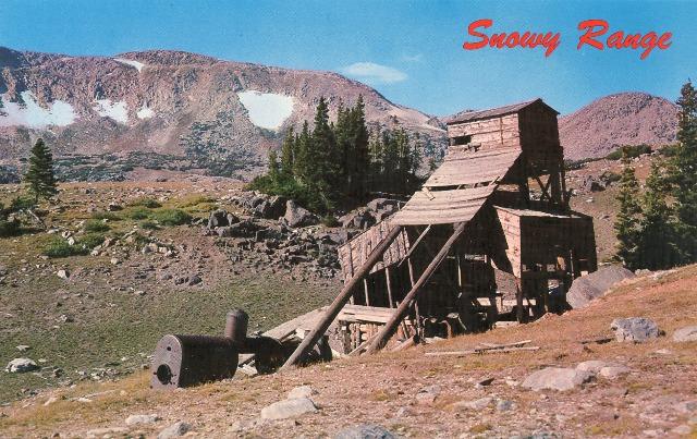 Snowy Range Wyoming Old Frontier Mining Ruins