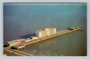 Galveston TX-Texas, Flagship Hotel, Gulf Of Mexico, Advertising, Chrome Postcard 