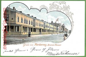 ah1306 - GERMANY - VINTAGE POSTCARD Postcards - Greetings from Norderney - 1902-