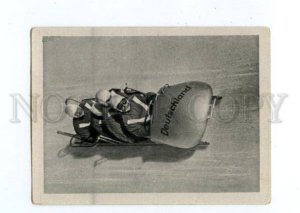 166982 VII Olympic Bobsleigh Germany CIGARETTE card