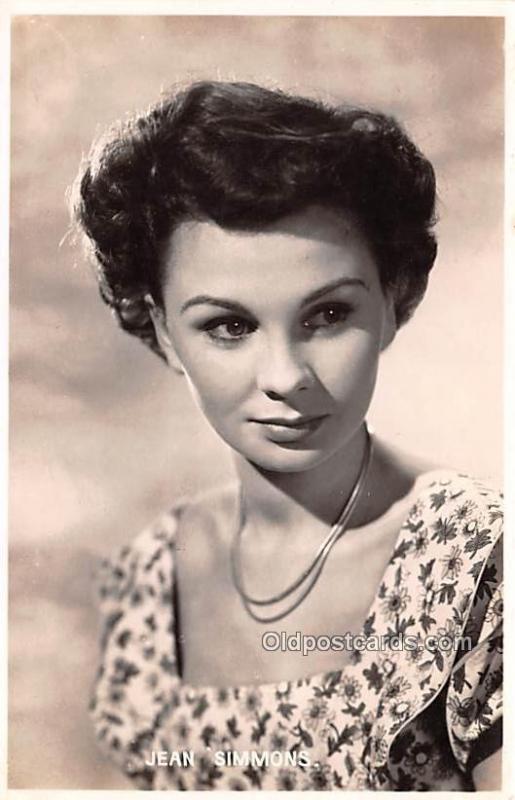 Jean Simmons Movie Star Actor Actress Film Star Unused 