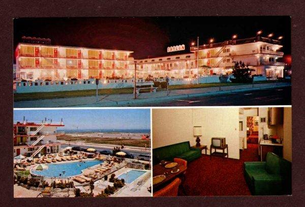 NJ Trylon Motel NORTH WILDWOOD NEW JERSEY Postcard PC